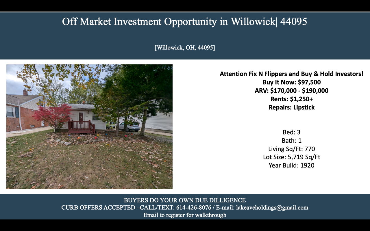 E 285th St, Willowick, OH